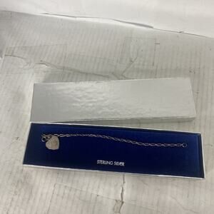 STERLING SILVER SAVANT Heart Bracelet Made in USA NEW In Box